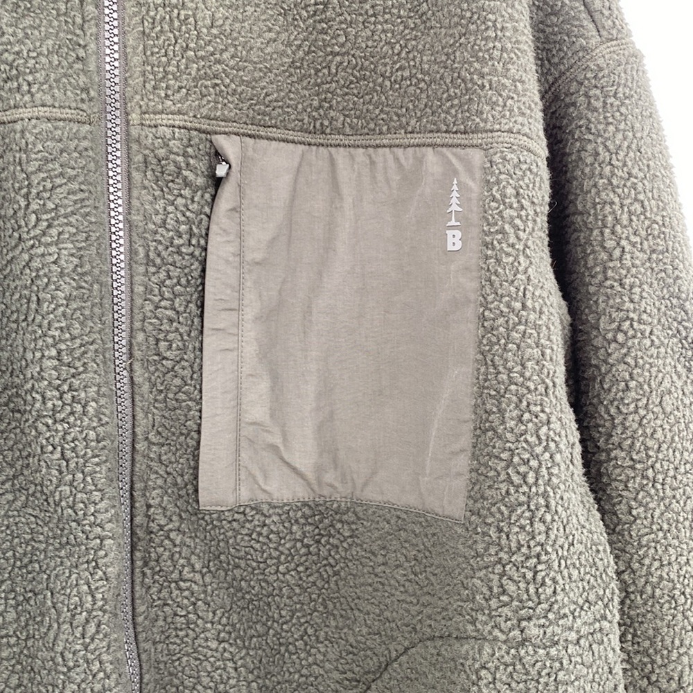 Bass Outdoors Women’s Green Coastal Sherpa Fleece Jacket Size XS - Picture 3 of 10